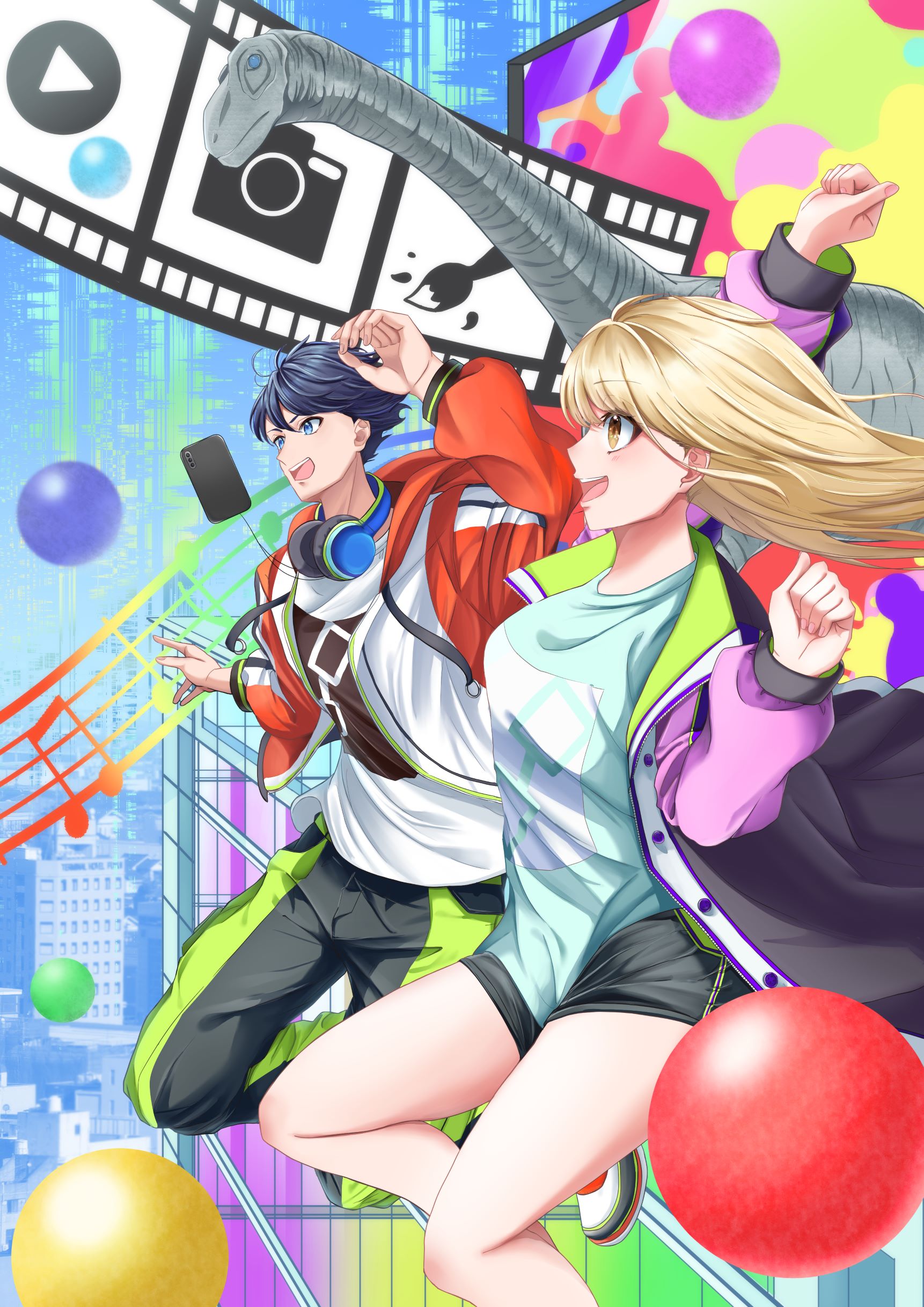 メインビジュアル チラシデザイン ふくいバーチャル文化芸術祭22